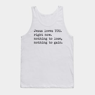 Jesus Loves You Tank Top